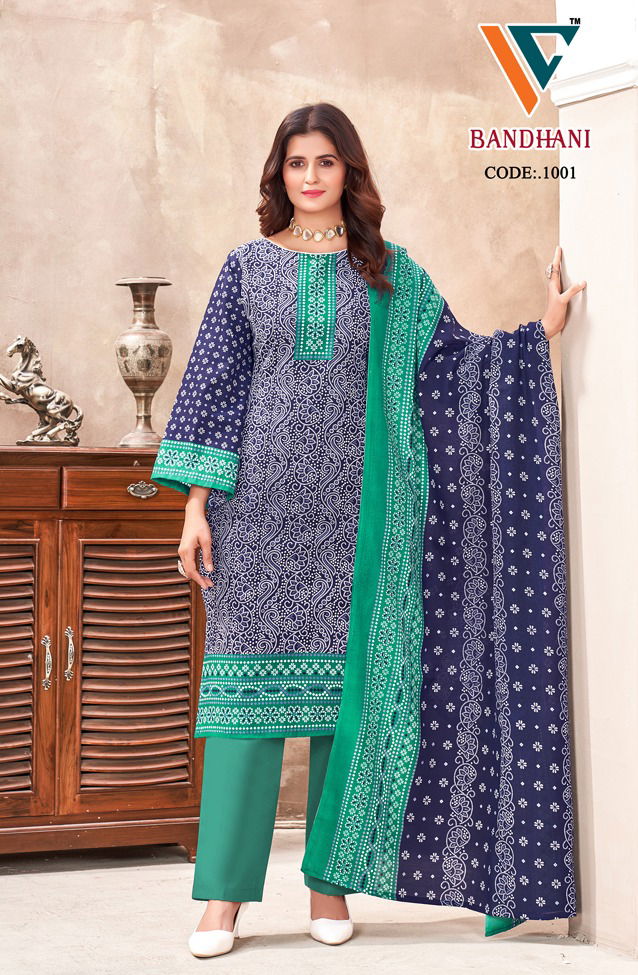 Bandhani Vol 1 By Vandana Printed Cotton Dress Material Suppliers In Mumbai
